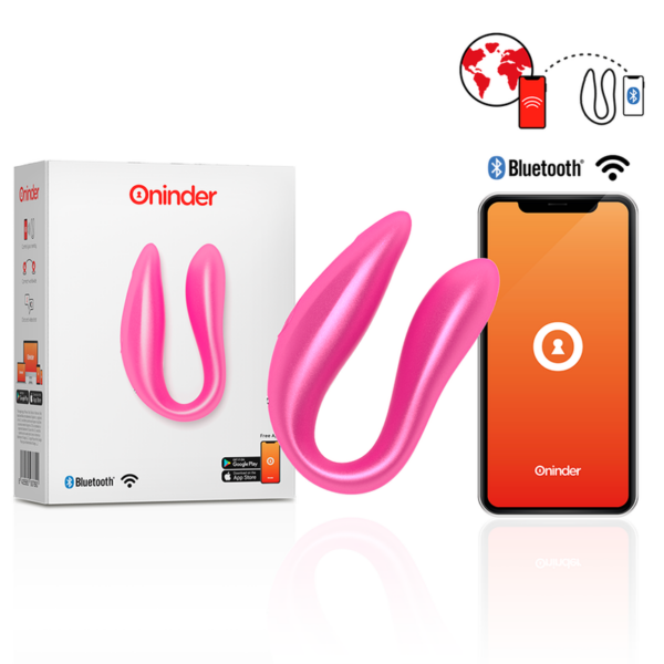 Oninder – Lisboa Estimulador Punto G & Clítoris Rosa – App Gratuita Rosa - Imagen 2