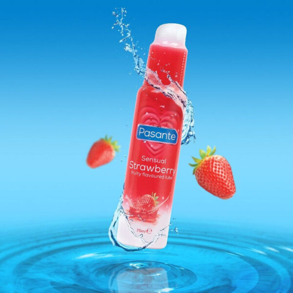 Pasante – Lubricante Sabor Fresa 75 Ml - Imagen 2