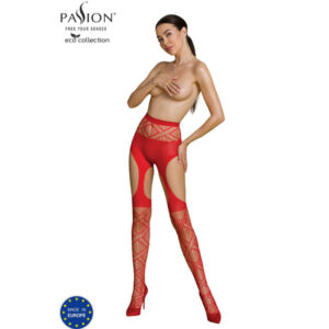 Passion – Eco Collection Bodystocking Eco S005 Rojo