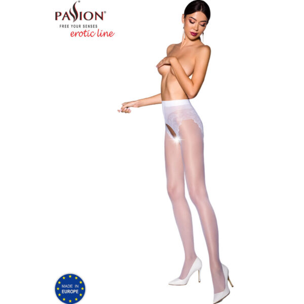 Passion – Tiopen 006 Medias Blanco 1/2 30 Den