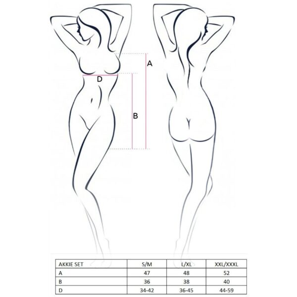 Passion – Woman Akkie Set Disfraz Enfermera L/xl - Imagen 2