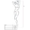 Passion – Woman Bs017 Bodystocking Negro Talla Unica - Imagen 2
