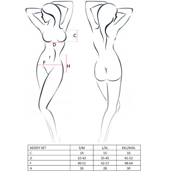 Passion – Woman Neddy Set Talla L/xl Fetish - Imagen 2
