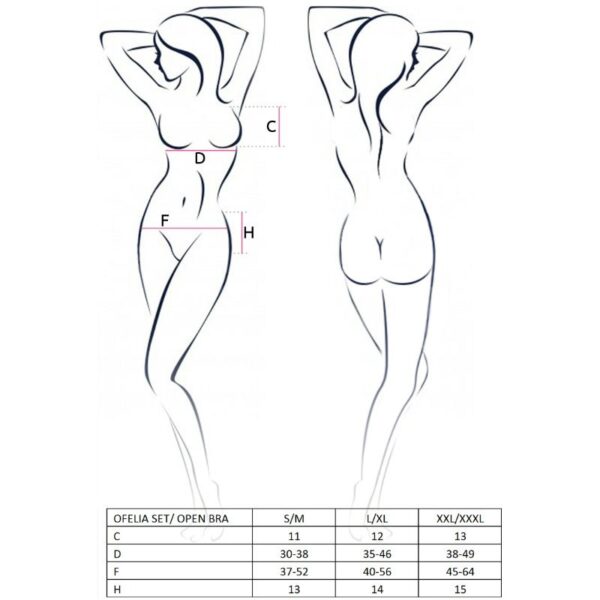 Passion – Woman Ofelia Set Talla L/xl - Imagen 2