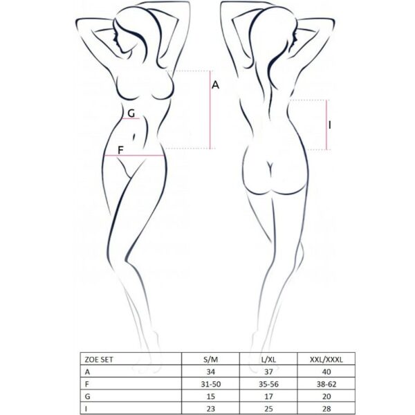 Passion – Woman Zoe Set Talla S/m - Imagen 2