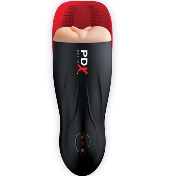 Pdx Elite – Masturbador Stroker Fuck-o-matic Vagina Doble Vibracion Pene & Testiculos - Imagen 2