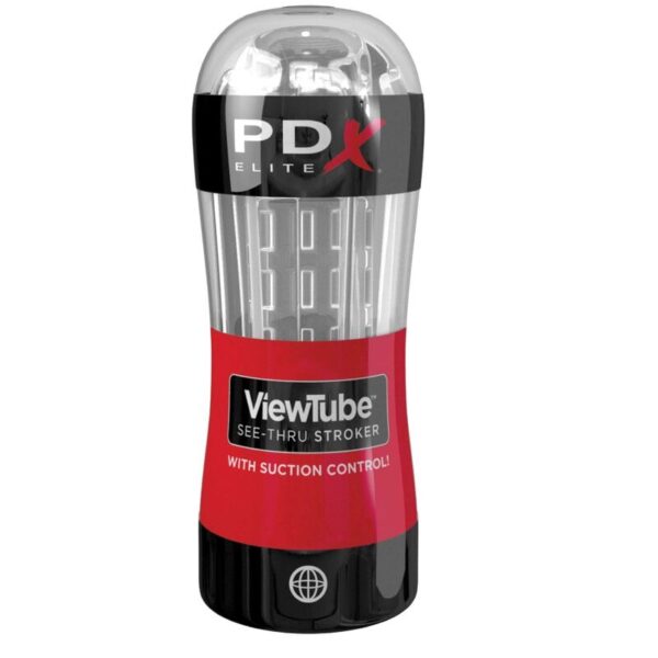 Pdx Elite – Masturbador Stroker Viewtube Control Succion Transparente - Imagen 2