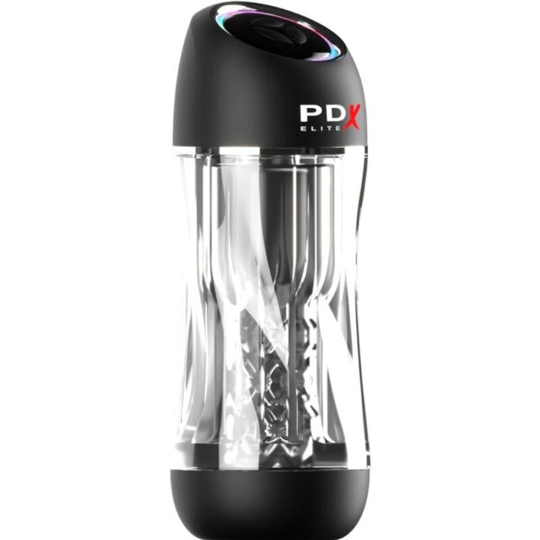 Pdx Elite – Masturbador Stroker Viewtube Pro Vibrador Transparente - Imagen 2