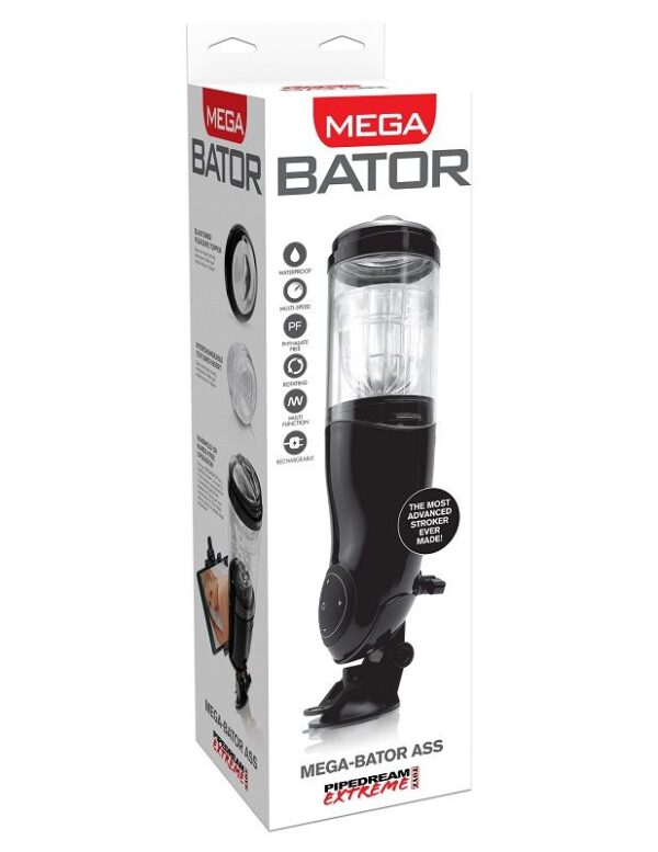 Pdx Mega Bator Usb Masturbador Masculino Ano Negro