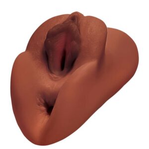 Pdx Plus+ Perfect Pussy Double Stroker Masturbador Vagina Y Ano Marron