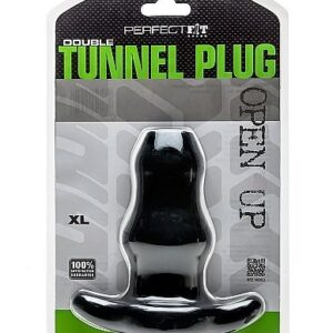 Perfect Fit Double Tunnel Plug Xl – Negro