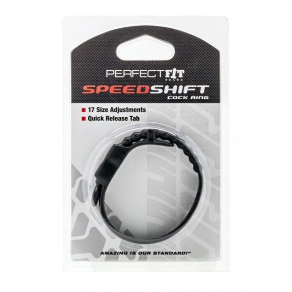 Perfectfit  Anillo Para El Pene Ajustable Negro - Imagen 2