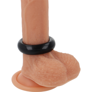 Powering – Super Flexible Y Resistente Anillo Pene  3.8cm Pr04 Negro