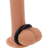 Powering – Super Flexible Y Resistente Anillo Pene  4.5cm Negro - Imagen 2