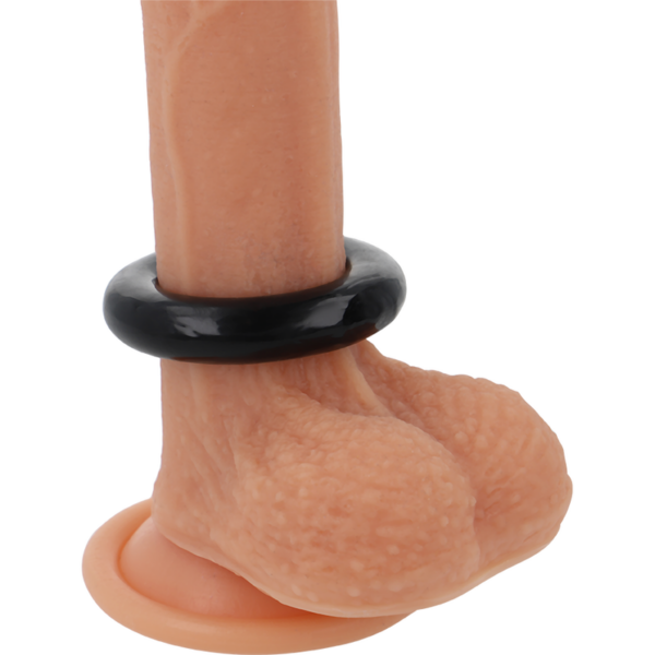 Powering- Super Flexible Y Resistente Anillo Pene  4.8cm Pr05 Negro