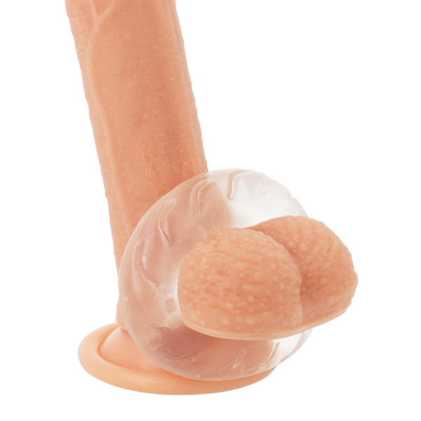 Powering – Super Flexible Y Resistente Anillo Pene  5cm Pr08 Clear - Imagen 2