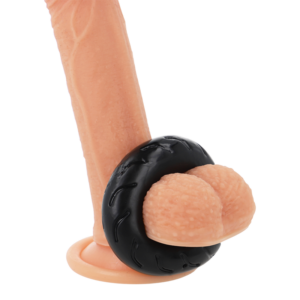 Powering- Super Flexible Y Resistente Anillo Pene  5cm Pr08 Negro