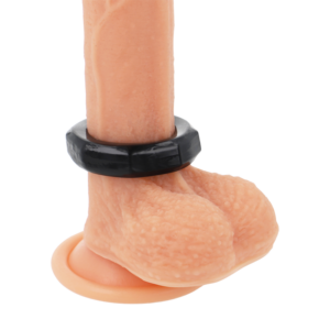 Powering – Super Flexible Y Resistente Anillo Pene  5cm Pr10 Negro