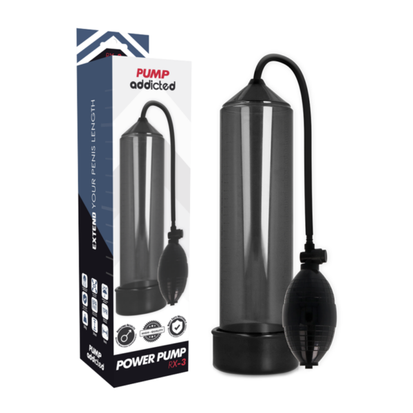 Pump Addicted – Rx3 Bomba Erección Negro - Imagen 2