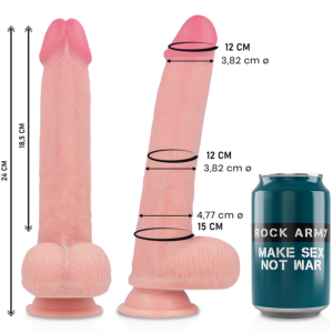 Rockarmy – Liquid Silicone Dildo Premium Kingcobra 24cm