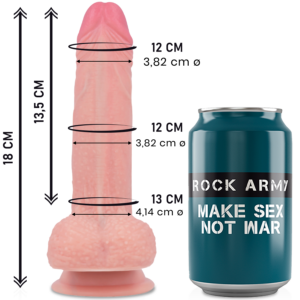 Rockarmy – Liquid Silicone Dildo Premium Mustang 18cm