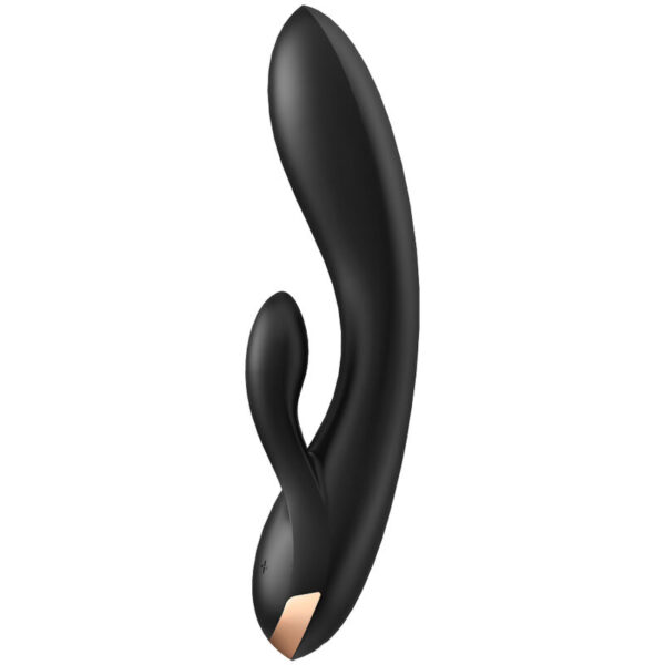 Satisfyer Double Flex Vibrador App – Negro - Imagen 2