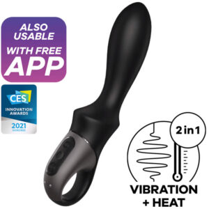 Satisfyer Heat Climax Vibrador Anal App – Negro