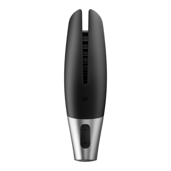 Satisfyer Power Masturbator – Negro Y Plata - Imagen 2