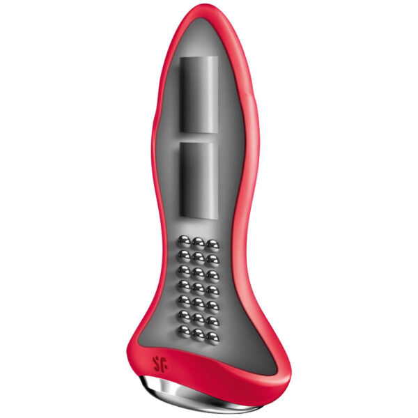 Satisfyer Rotator Plug 1+ Plug Vibrador App – Rojo - Imagen 2