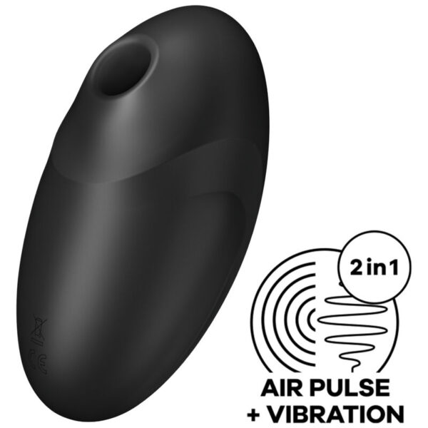 Satisfyer Vulva Lover 3 Estimulador Y Vibrador – Negro