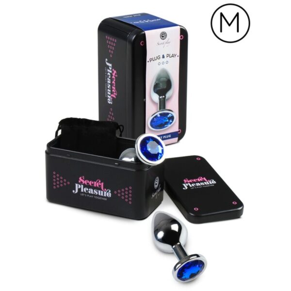 Secretplay Anal Plug Azul M - Imagen 2