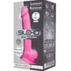 Silexd – Modelo 1 Pene Realistico Silicona Premium Silexpan Rosa Fluorescente 17.5 Cm - Imagen 2