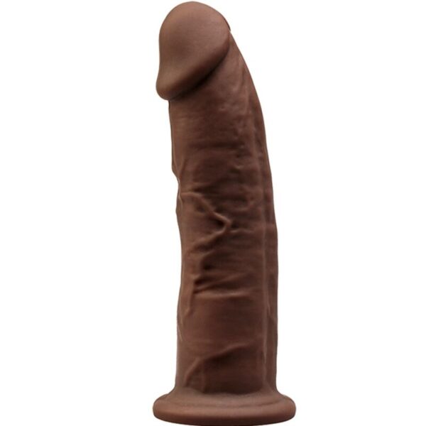 Silexd – Modelo 2 Pene Realistico Silicona Premium Silexpan Marron 15 Cm