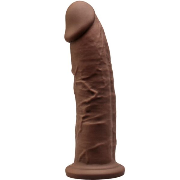 Silexd – Modelo 2 Pene Realistico Silicona Premium Silexpan Marron 19 Cm