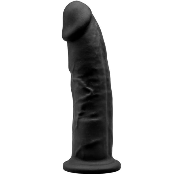 Silexd – Modelo 2 Pene Realistico Silicona Premium Silexpan Negro 23 Cm