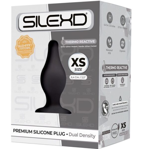 Silexd – Modelo 2 Plug Anal Silicona Premium Silexpan Premium Termorreactivo Talla Xs - Imagen 2