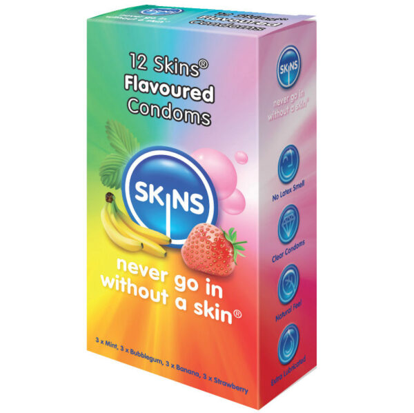 Skins – Preservativo Sabores Varios 12 Uds - Imagen 2