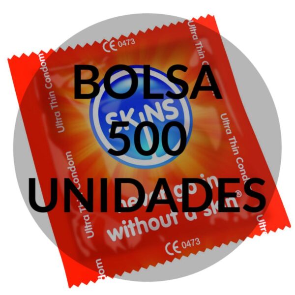 Skins –  Preservativo Ultra Fino Bolsa 500 Uds - Imagen 2
