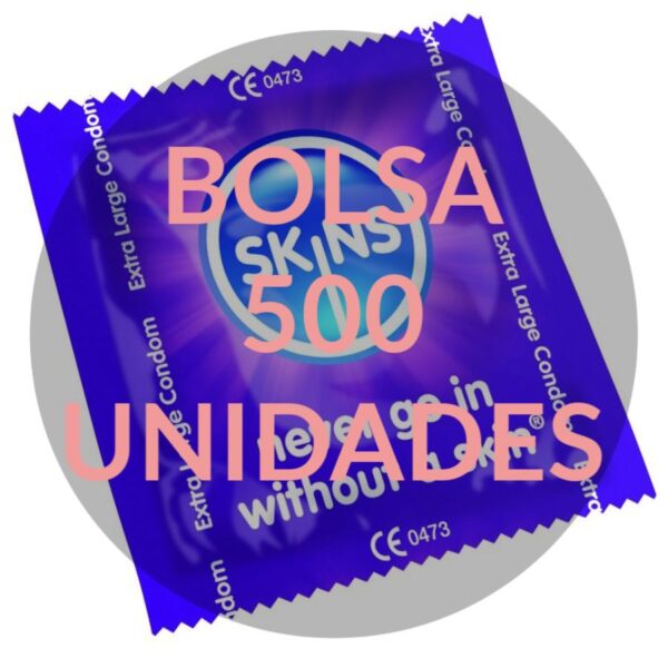 Skins –  Preservativo Xxl Bolsa 500 Uds - Imagen 2