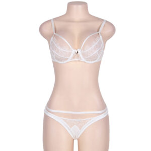 Subblime Queen Plus – Set Dos Piezas Con Tirantas Blanco