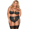 Subblime Queen Plus – Set Sujetador Y Panties Con Liguero - Imagen 2