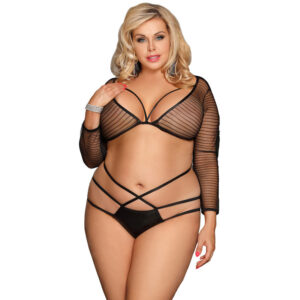 Subblime Queen Plus – Set Top Y Panties DE Tirantas