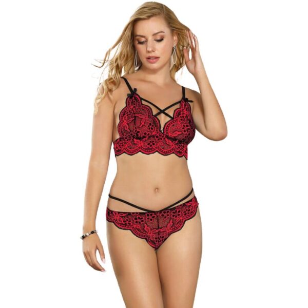 Subblime Set – Dos Piezas Top Y Panties DE Encajes S/m