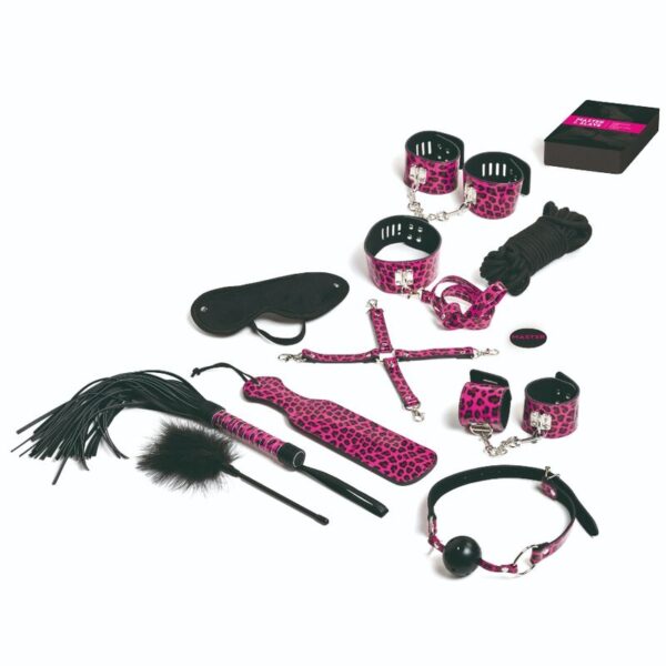 Tease and Please Juego 13 Accesorios Bondage Magenta (nl-en-de-fr-es-it-se-no-pl-ru)