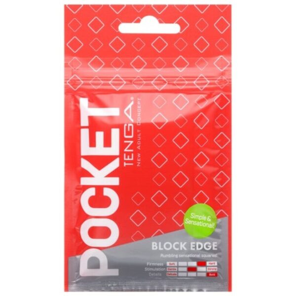 Tenga – Blocked Edge Masturbador Pocket - Imagen 2
