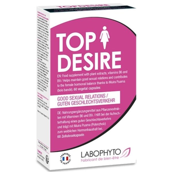 Top Desire Aumento Libido Mujer 60 Capsulas