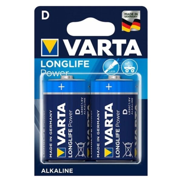 Varta – Longlife Power Pila Alcalina D Lr20 Blister*2