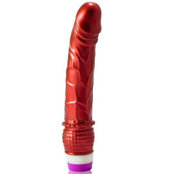Baile – Vibrador Rojo Realistico 23 Cm
