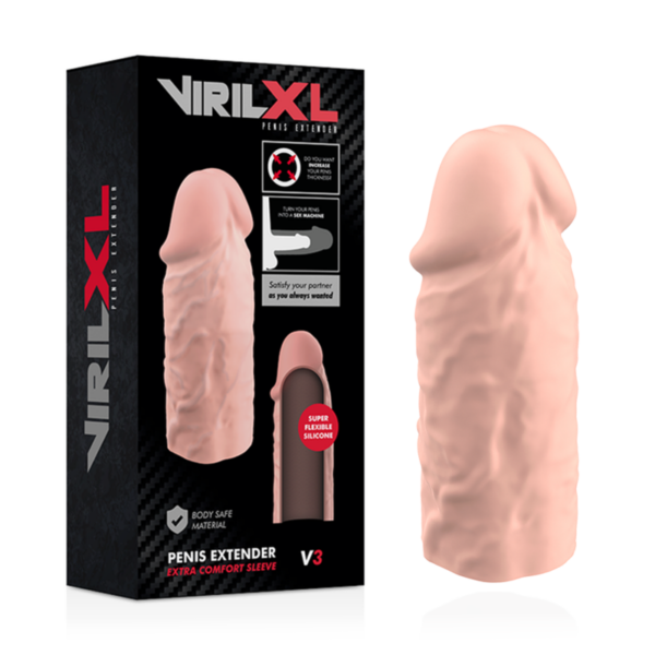 Virilxl – Extension DE Pene Liquid Silicone V3 Natural - Imagen 2