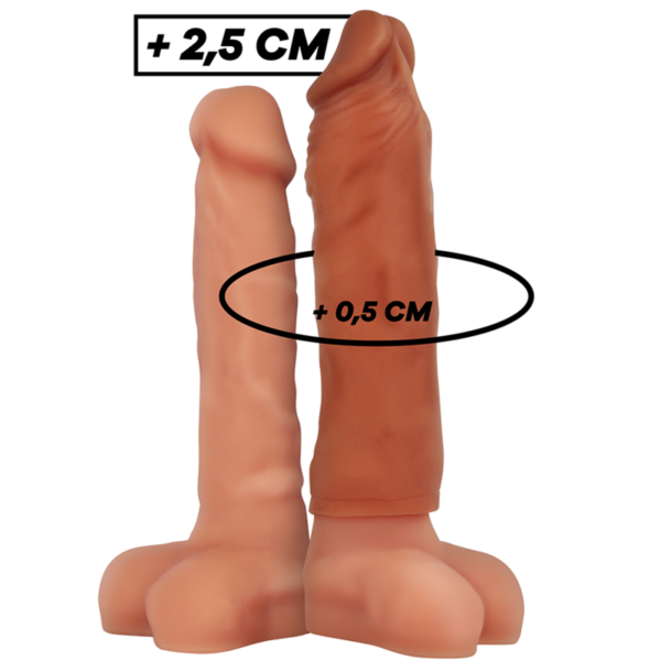 Virilxl – Extension DE Pene Liquid Silicone V5 Marron